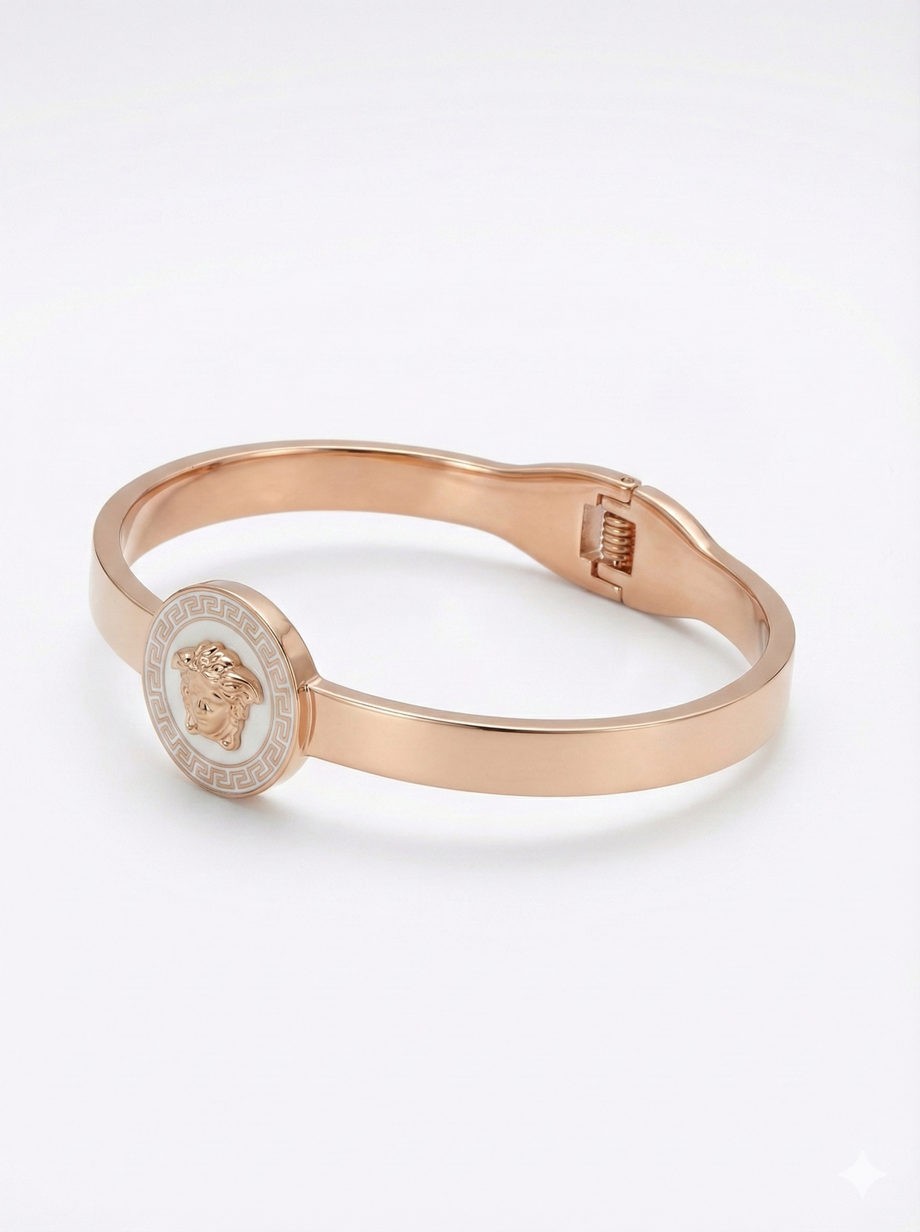 Aurelia Medusa Rose Gold Bangle