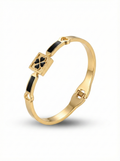 Clover Gold Bangle