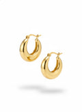 Solace Gold Hoop Earrings